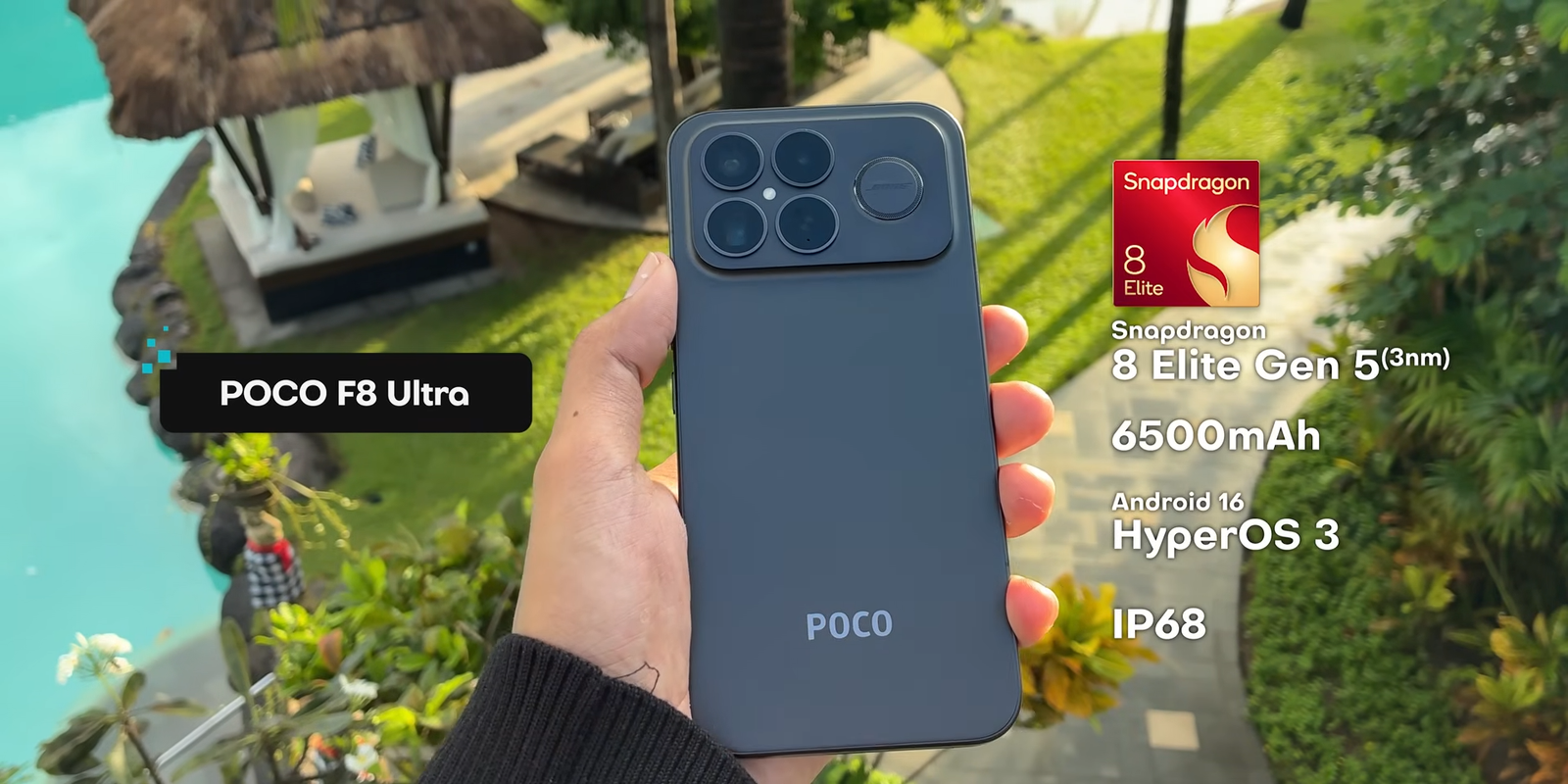 Poco F8 Ultra dengan Snapdragon 8 Elite Gen 5 dan speaker Bose sebagai honorable mention