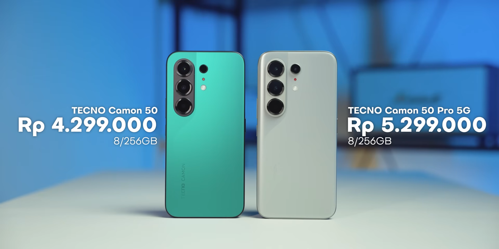 Tecno Camon 50 Series, penerus Camon 40 dengan tambahan telephoto di varian Pro 5G