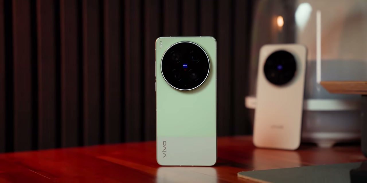 Estetika desain belakang HP Vivo yang elegan.